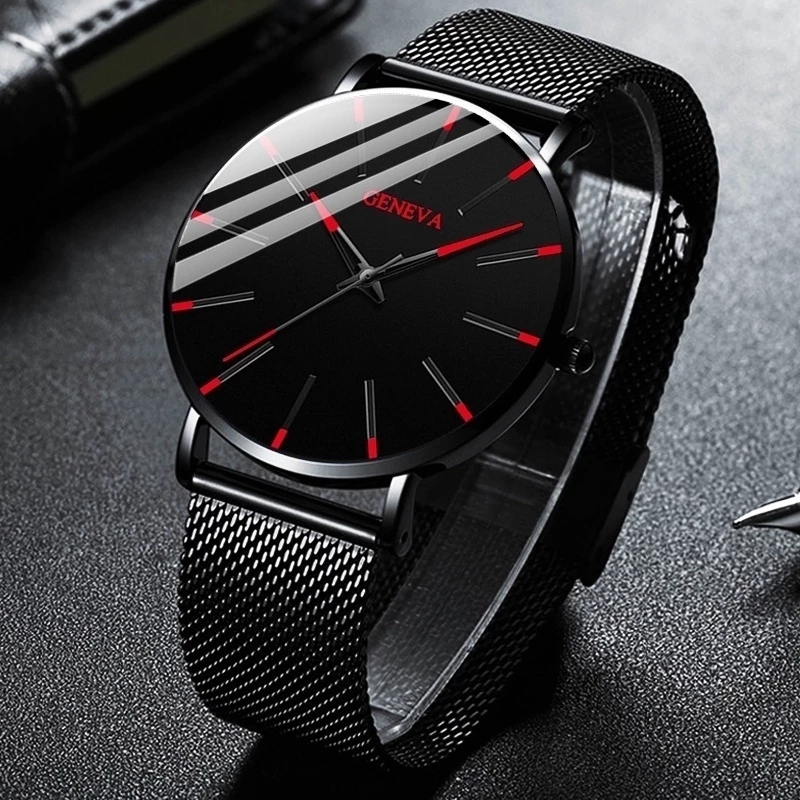 5PCS/Set Luxury Men Business W - Luxury Watch All Black のレビューと価格