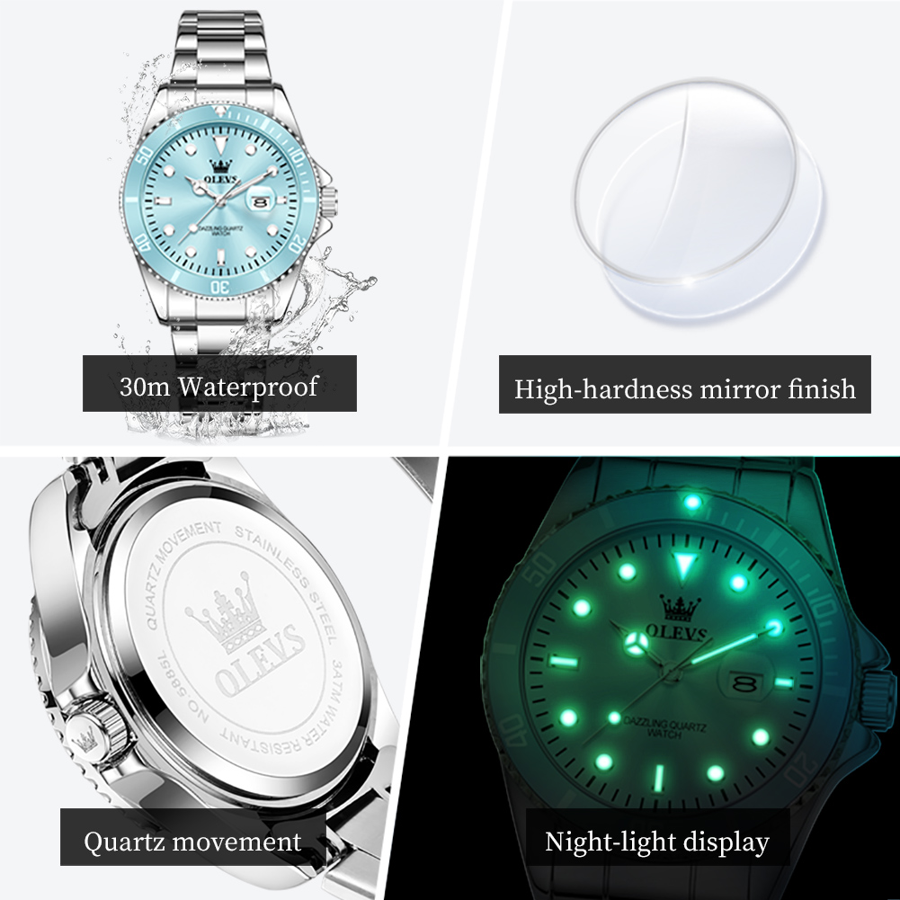 OLEVS Luxury Stainless Steel W - Luxury Watch Ladies のレビューと価格