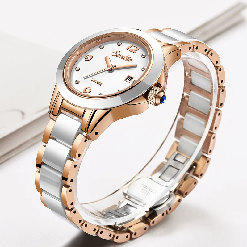 Sunkta Fashion Casual Quartz W - Luxury Watch Ladies のレビューと価格