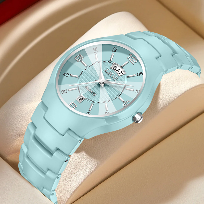 LIGE Luxury Elegant Quartz Wom - Luxury Watch Dial のレビューと価格