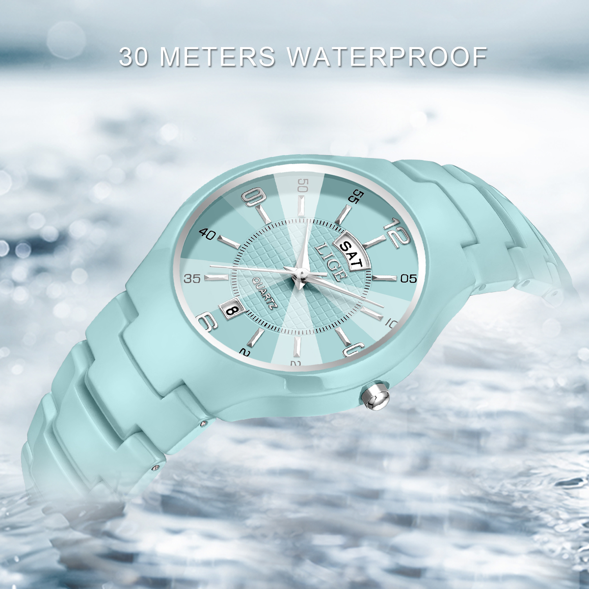 LIGE Luxury Elegant Quartz Wom - Luxury Watch Dial のレビューと価格