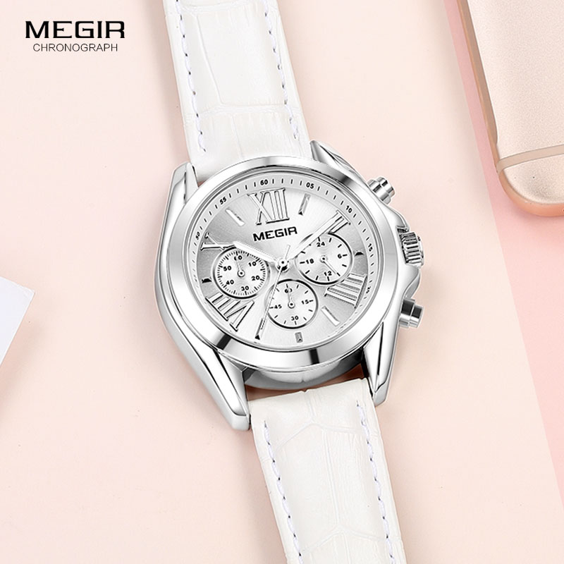 MEGIR2019 New Luxury Leather W - Luxury Watch Female のレビューと価格