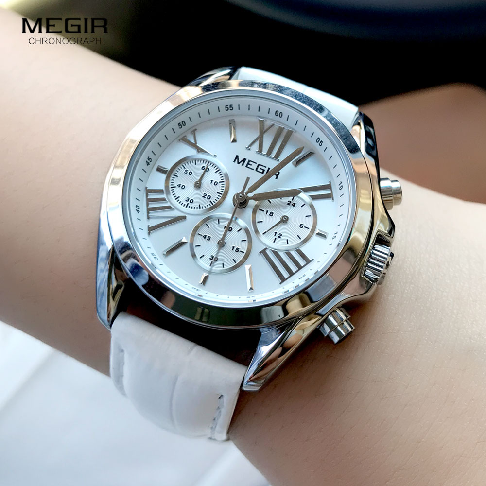 MEGIR2019 New Luxury Leather W - Luxury Watch Female のレビューと価格