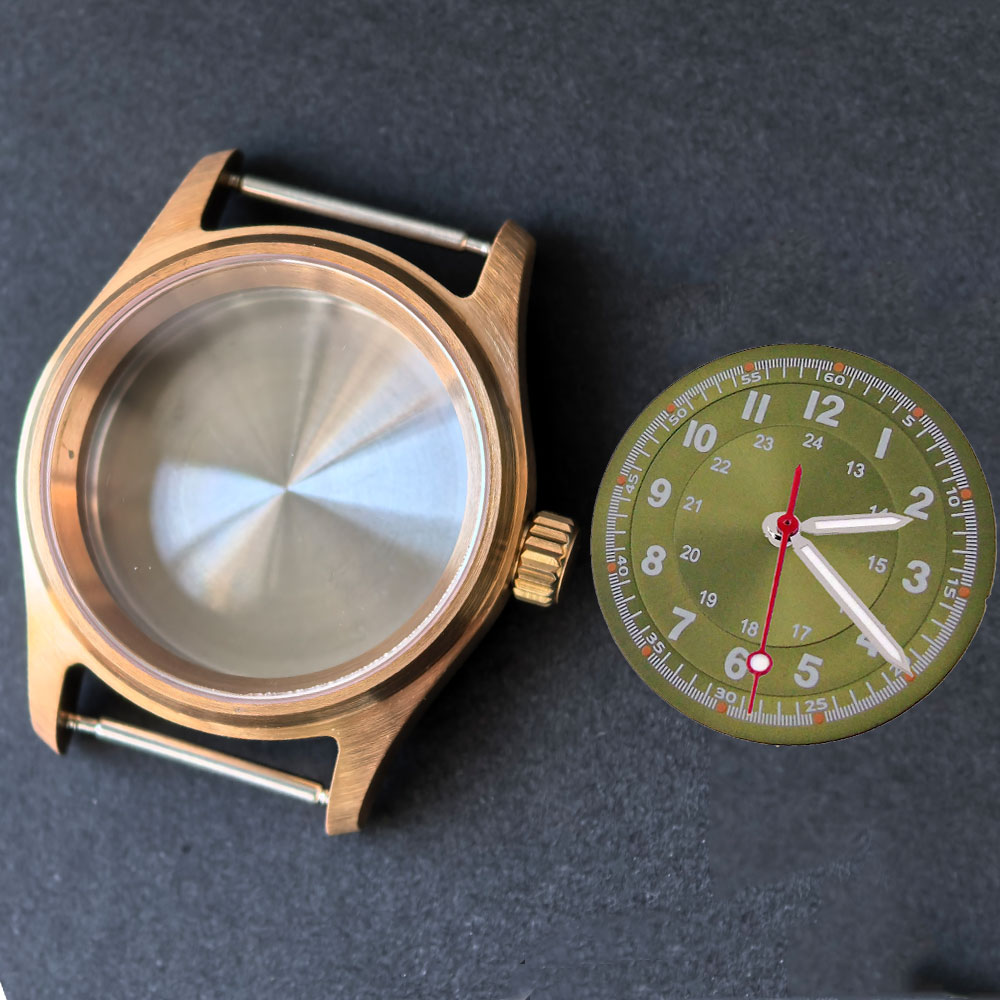 Vintage 36mm real Cusn8 Bronze - Bronze Case Watch のレビューと価格