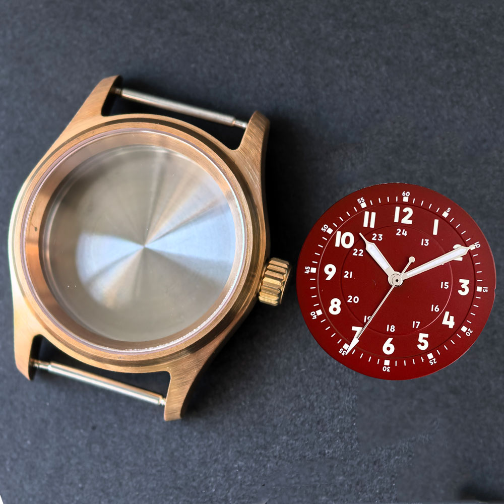 Vintage 36mm real Cusn8 Bronze - Bronze Case Watch のレビューと価格