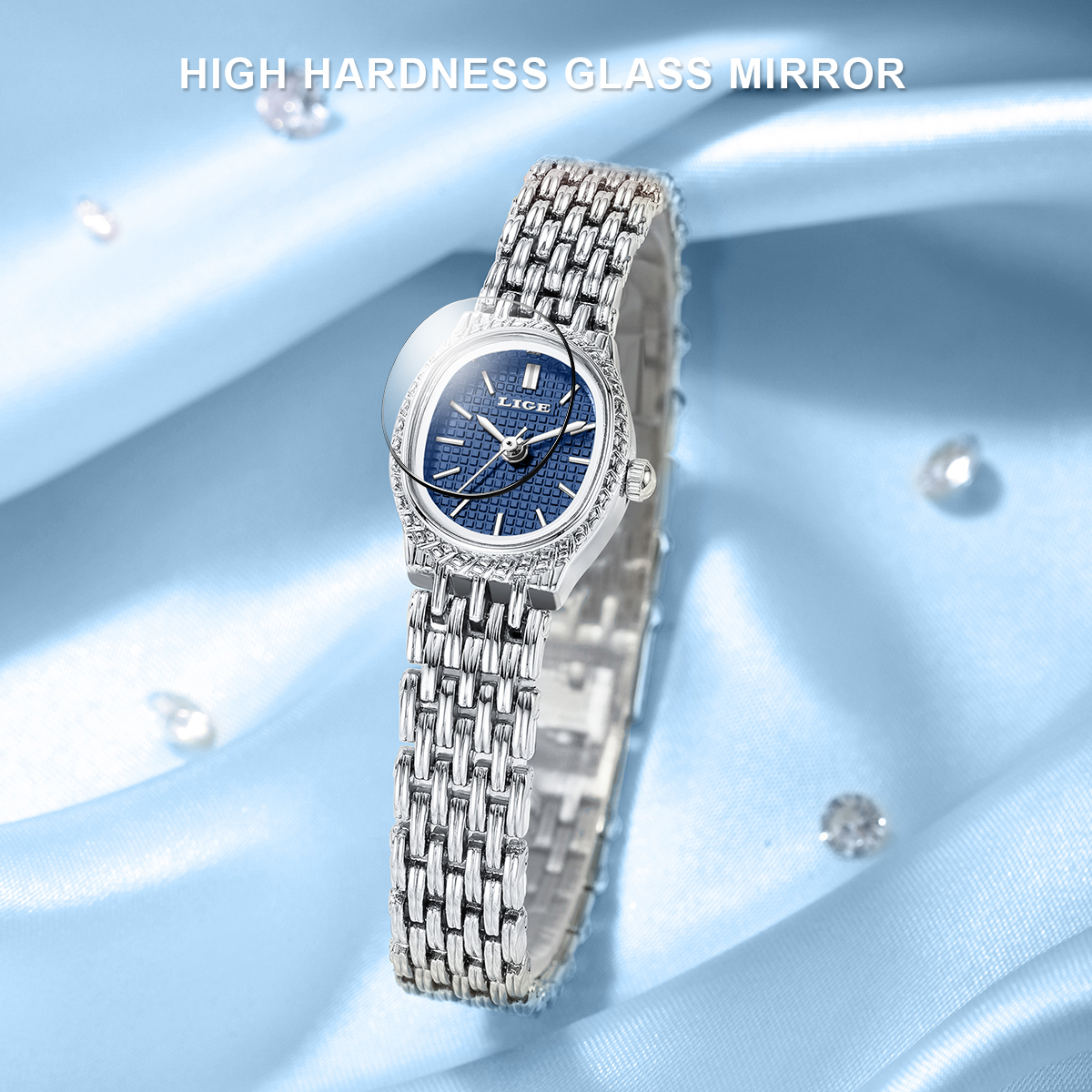 LIGE Fashion Luxury Quartz Wom - Luxury Watch Dial のレビューと価格