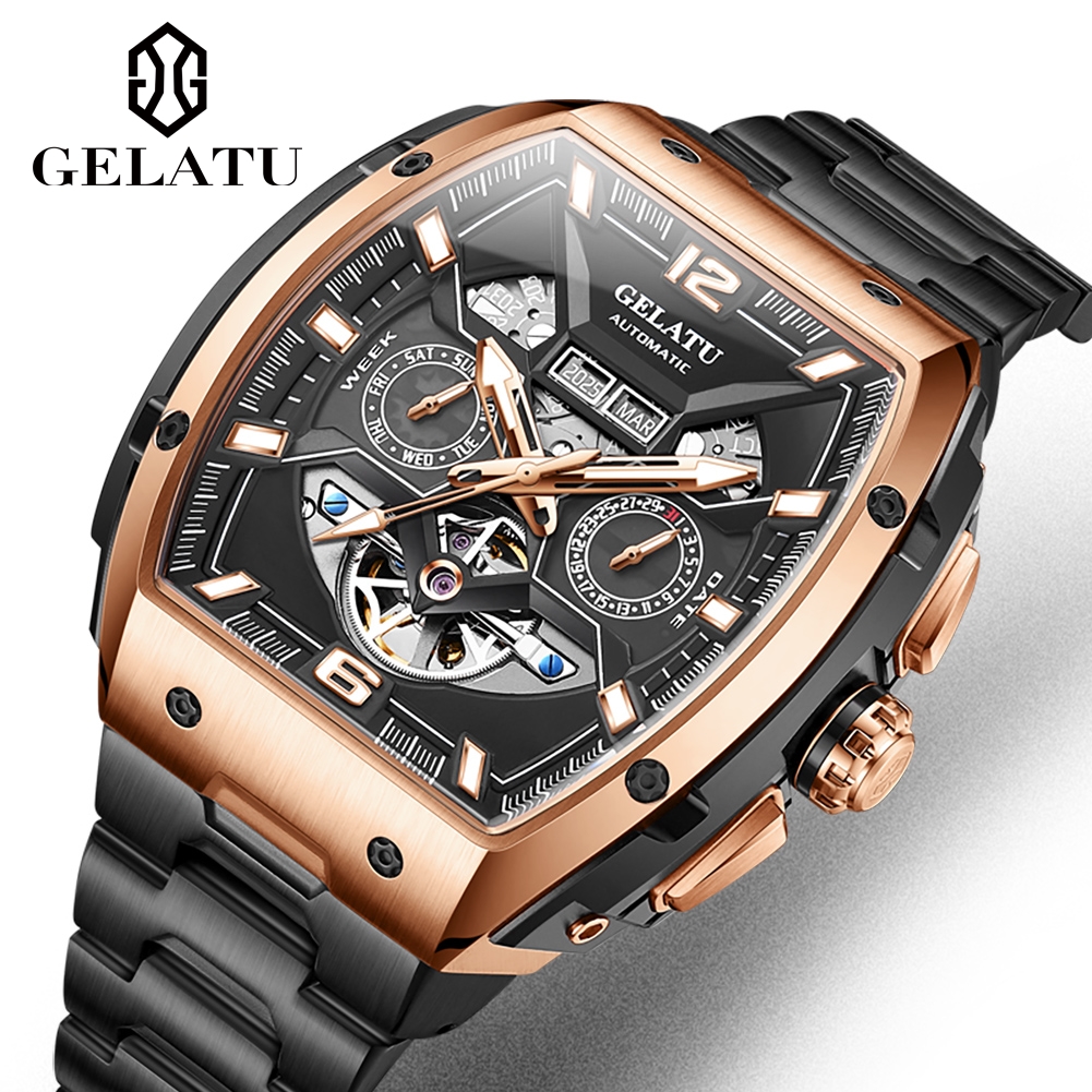 Reloj Hombre Watches Mens GELA - Luxury Watch All Black のレビューと価格
