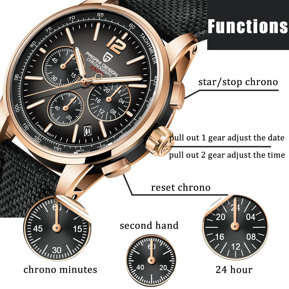 PAGANI DESIGN New Mens Watch 4 - Luxury Watch Men のレビューと価格
