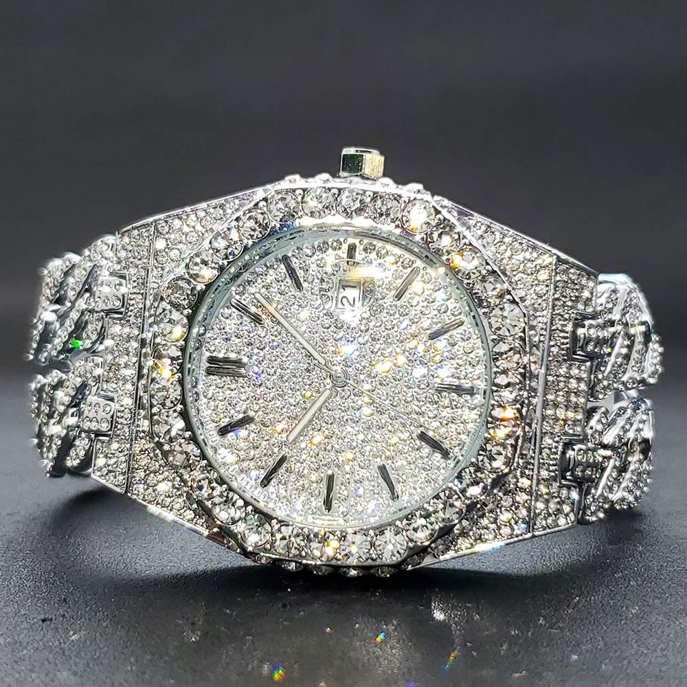 Iced Out Watch For Men Luxury  - Luxury Watch Ap のレビューと価格