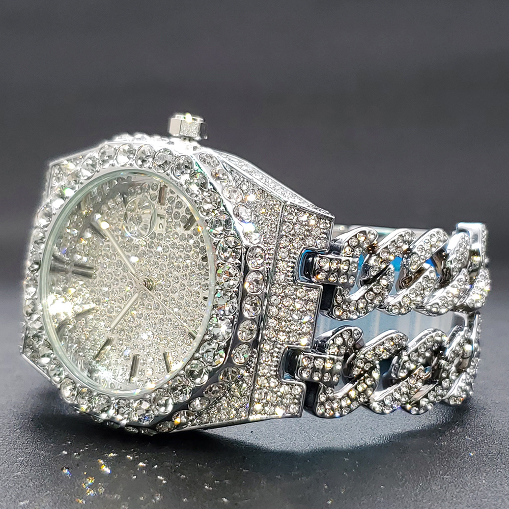 Iced Out Watch For Men Luxury  - Luxury Watch Ap のレビューと価格