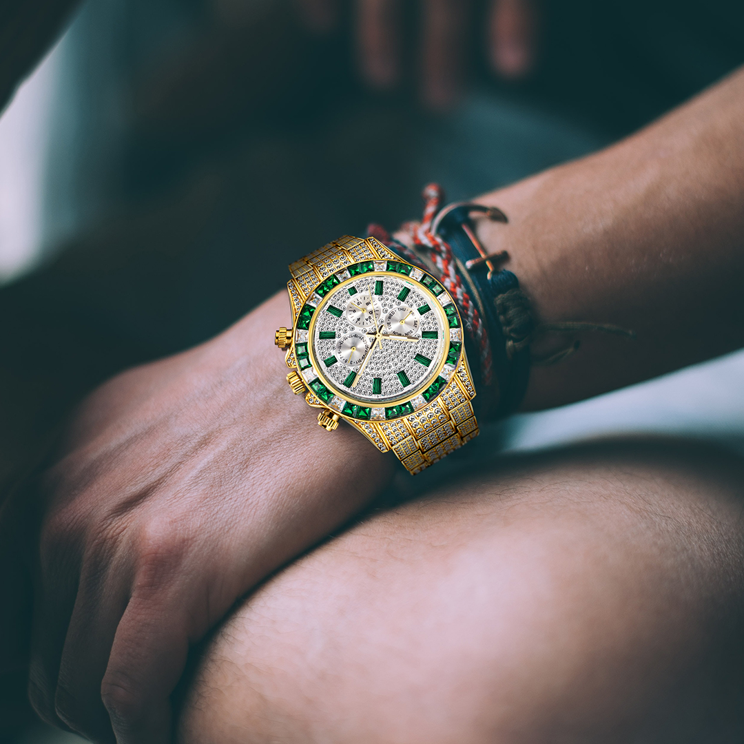Hot Fashion Green Watches Men  - Luxury Watch Ap のレビューと価格