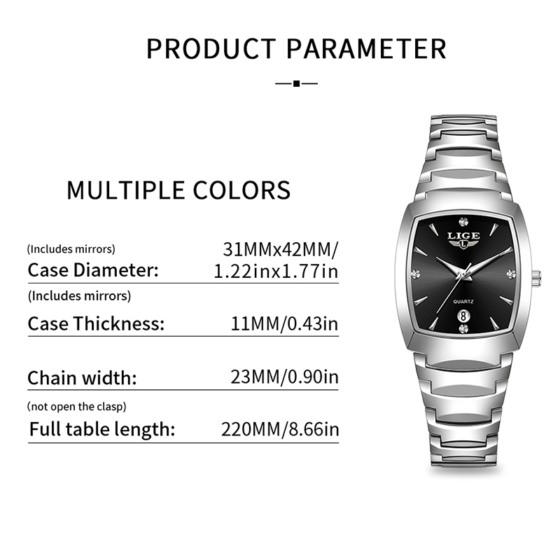 LIGE Watch women Business Luxu - Luxury Watch Female のレビューと価格