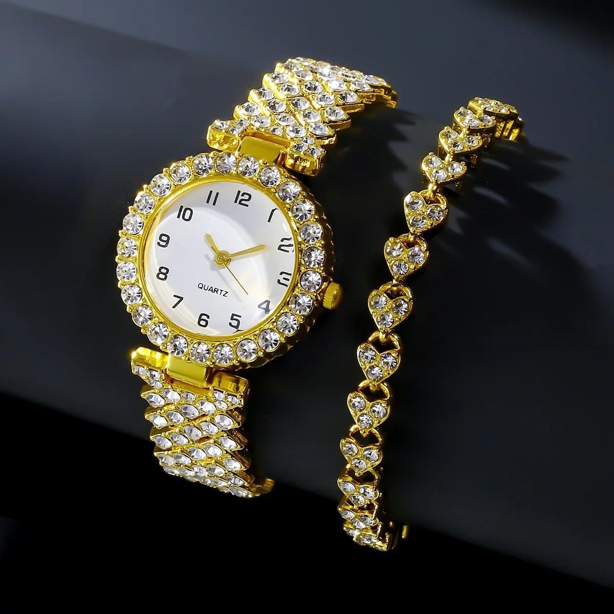 1pcs/2pcs Luxury Fashion Women - Luxury Watch Female のレビューと価格