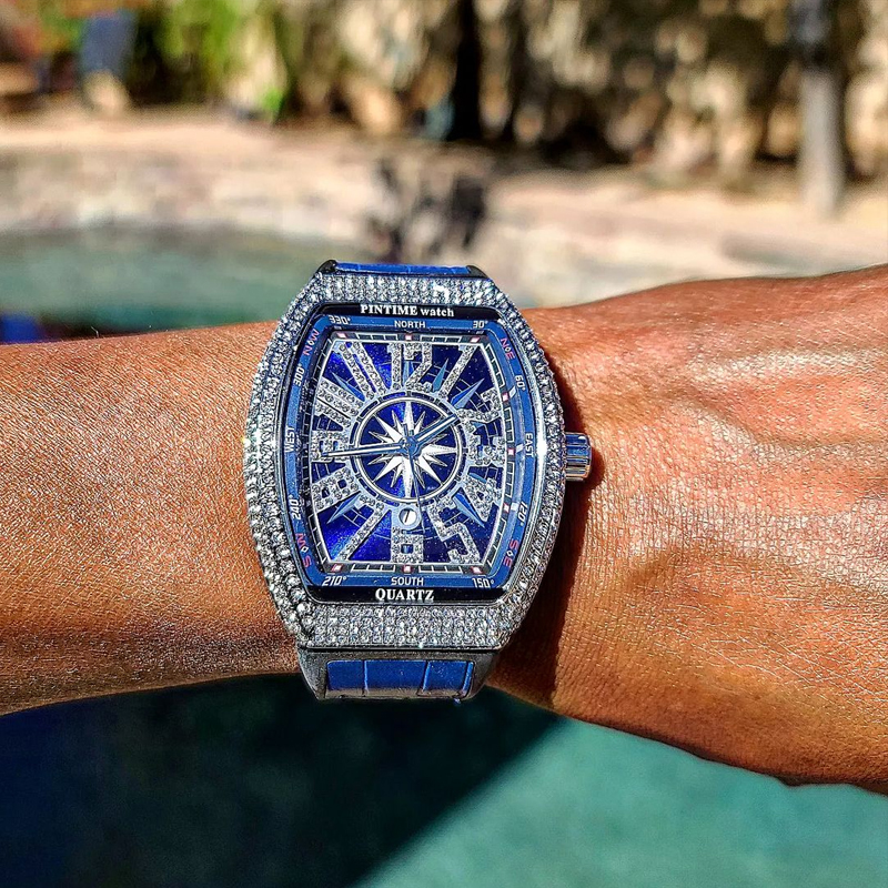 Premium Brand Luxury Diamond W - Luxury Watch All Black のレビューと価格