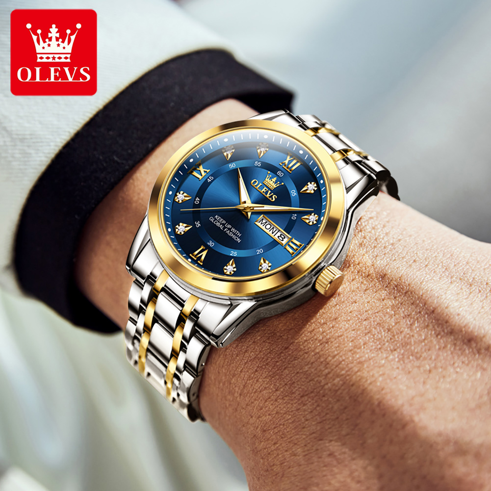 OLEVS Brand Fashion men's watc - Luxury Watch Men のレビューと価格