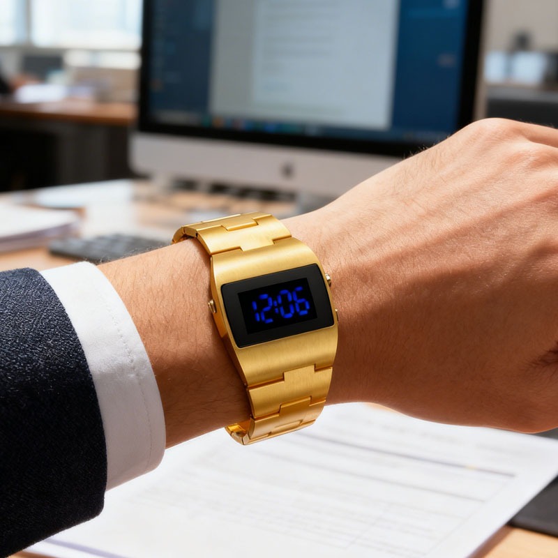 New Luxury Heavy Watch Men Led - Luxury Watch All Black のレビューと価格