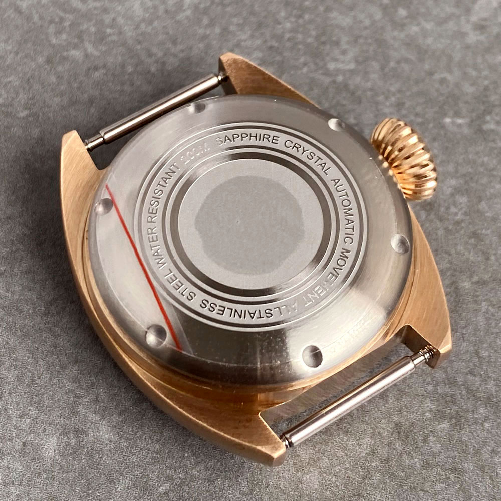 36mm CUSN8 bronze barrel shape - Bronze Case Watch のレビューと価格