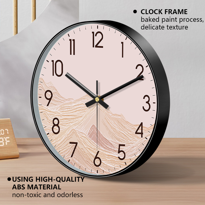 Boho Mountain Wall Clock ABS F - Luxury Watch House のレビューと価格