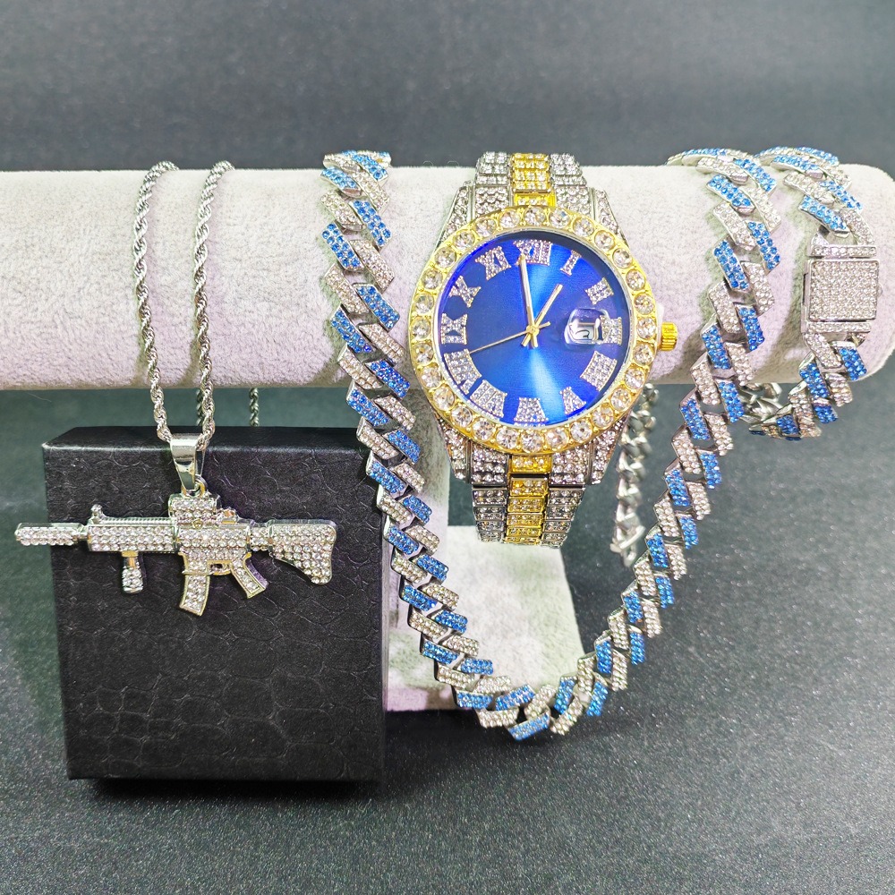 Hip Hop Watches Bracelet Neckl - Luxury Watch Miami のレビューと価格