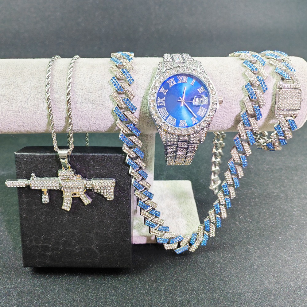 Hip Hop Watches Bracelet Neckl - Luxury Watch Miami のレビューと価格