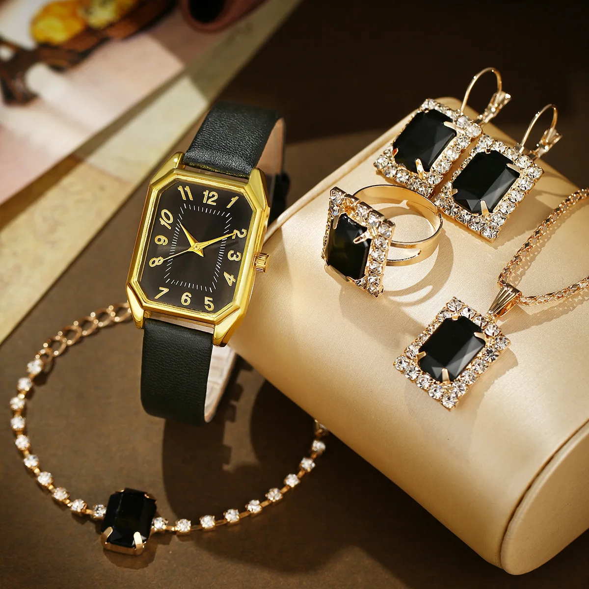 6/5/1PCS Luxury Fashion Square - Luxury Watch And Jewelry Brand のレビューと価格
