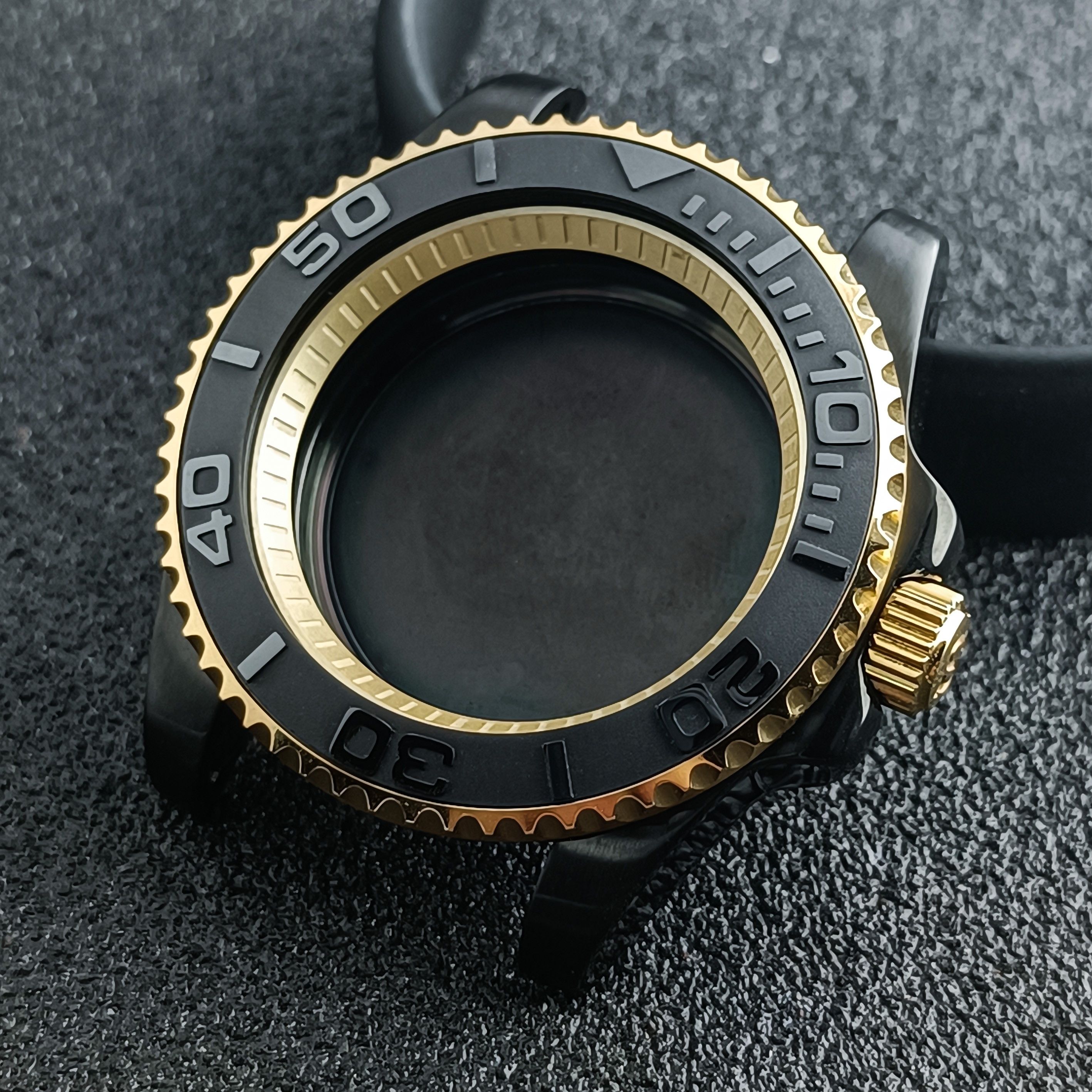 NH35 Case 40.5mm black gold/ro - Bronze Case Watch のレビューと価格