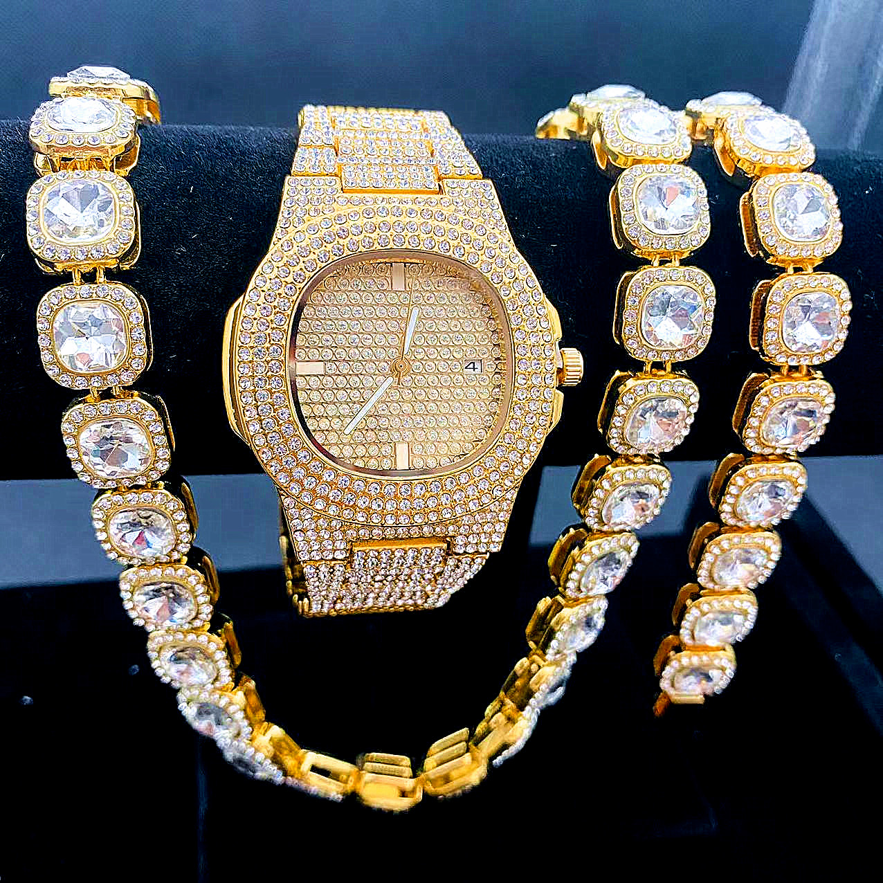 Luxury Watch + Chain + Bracele - Luxury Watch Miami のレビューと価格