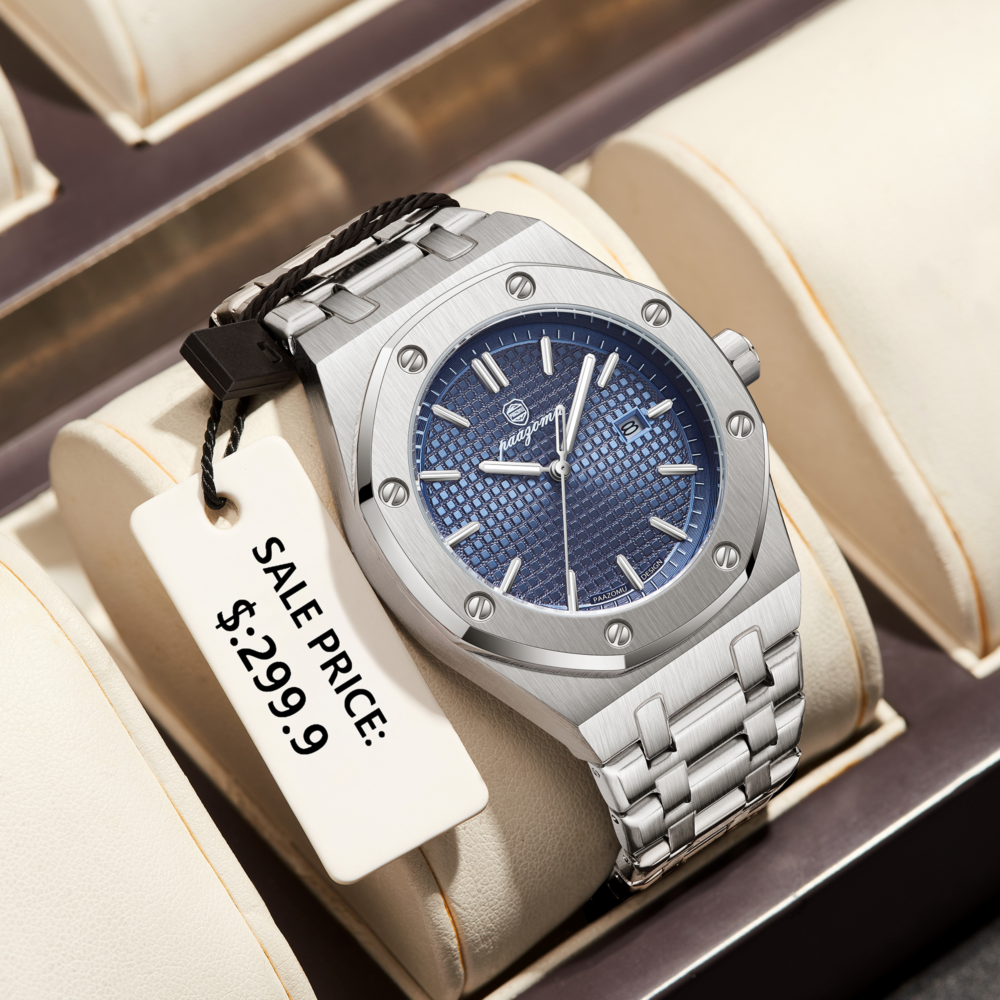 PAAZOMU Luxury Business Man Wr - Luxury Watch Ap のレビューと価格