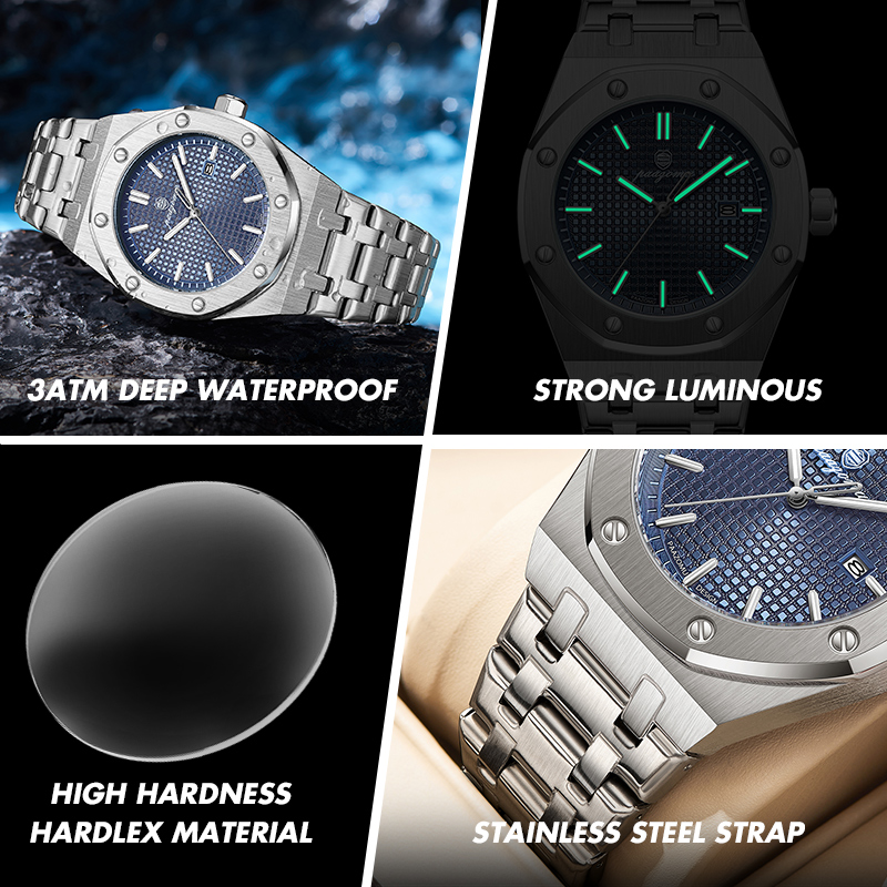 PAAZOMU Luxury Business Man Wr - Luxury Watch Ap のレビューと価格