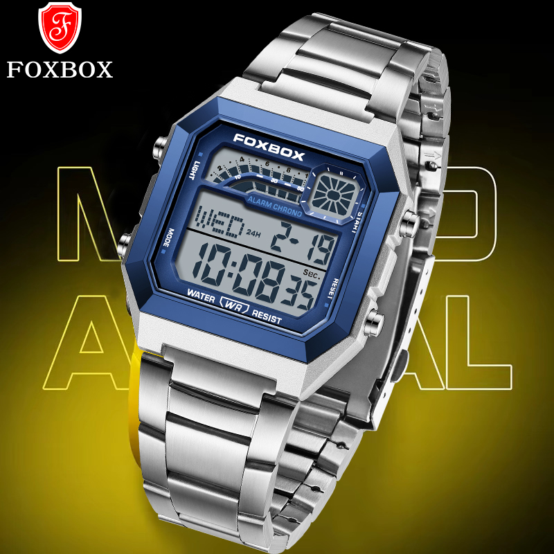 FOXBOX Fashion Luxury Digital  - Luxury Watch Men のレビューと価格