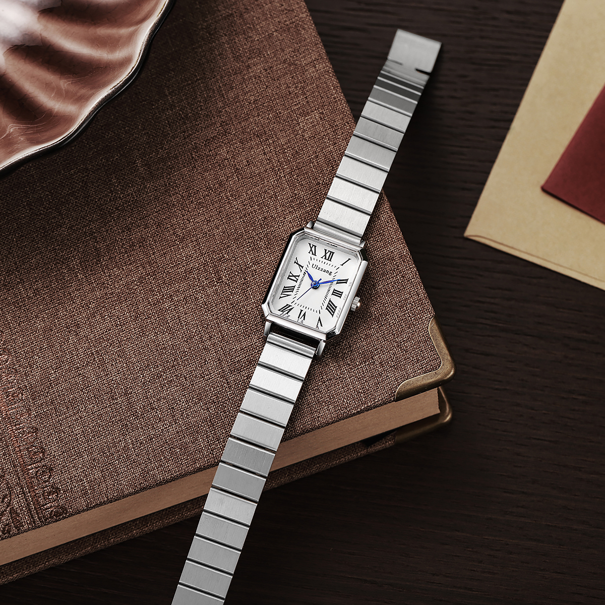 Elegant Square Dial Women's Wa - Luxury Watch Female のレビューと価格