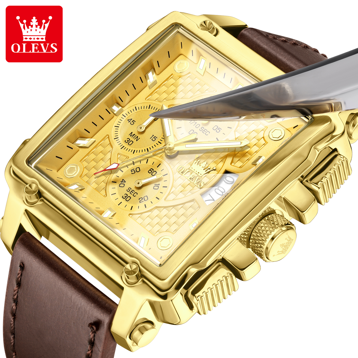 OLEVS brand mens watches water - Luxury Watch Dial のレビューと価格