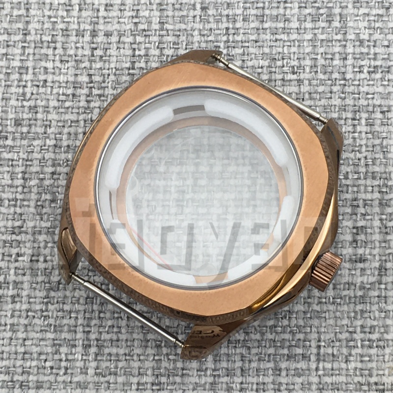 40mm PVD Brass Bronze Watch Ca - Bronze Case Watch のレビューと価格
