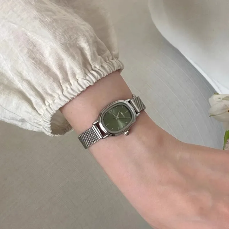 Small Oval Dial Green Watch Si - Luxury Watch Female のレビューと価格
