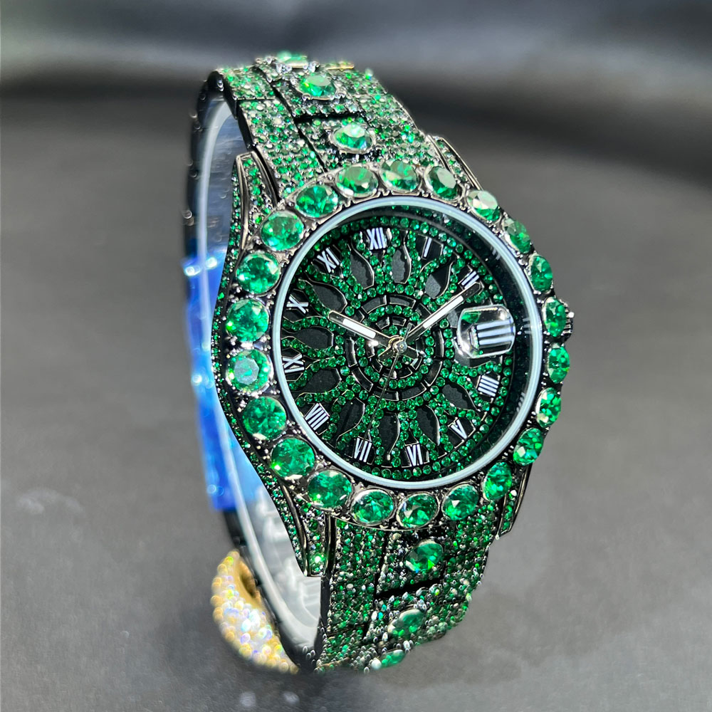 Green Diamond Watch For Men Br - Luxury Watch And Jewelry Brand のレビューと価格