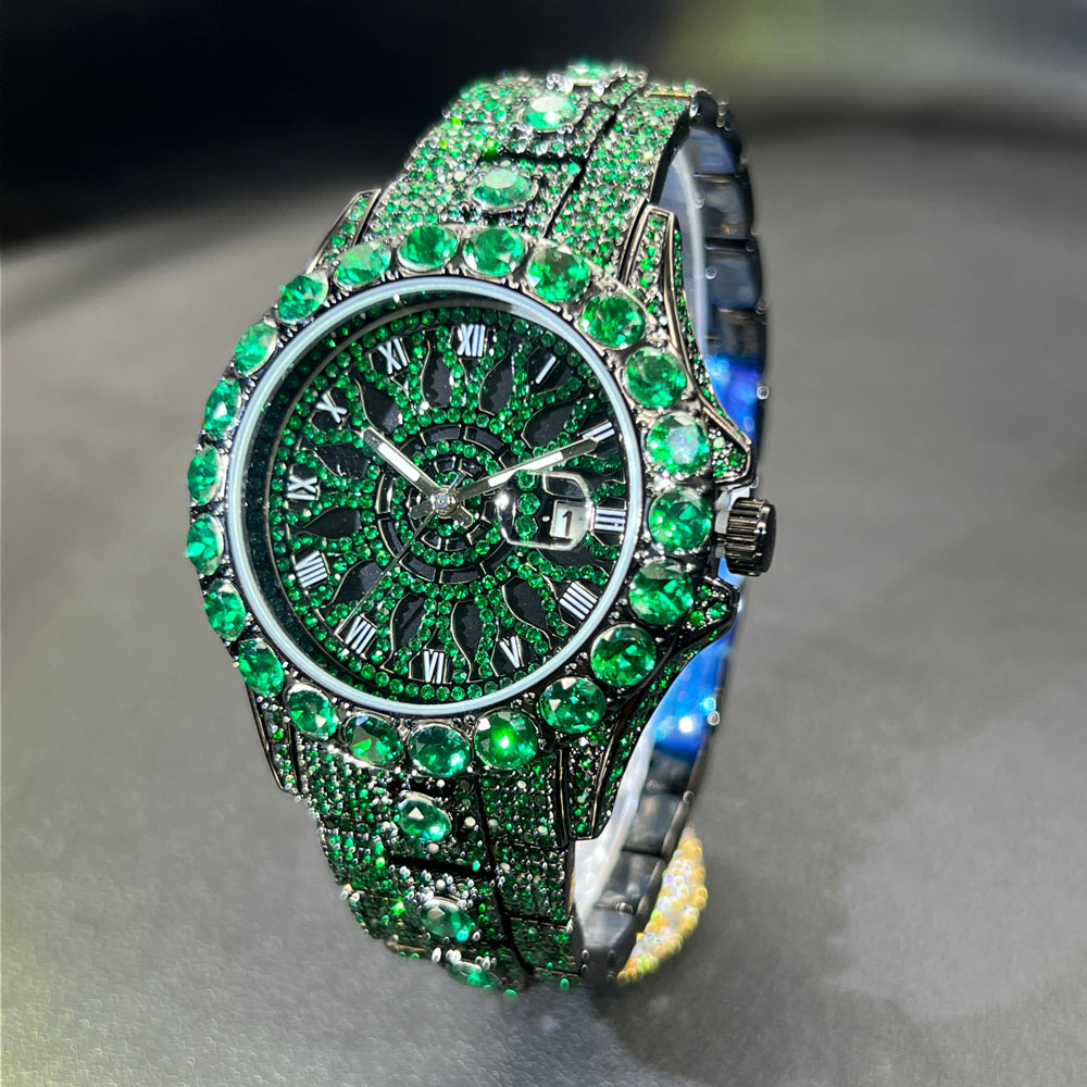 Green Diamond Watch For Men Br - Luxury Watch And Jewelry Brand のレビューと価格