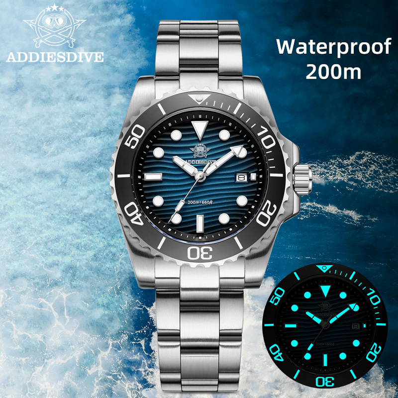 ADDIESDIVE Men's 2115 Quartz W - Luxury Watch Dial のレビューと価格