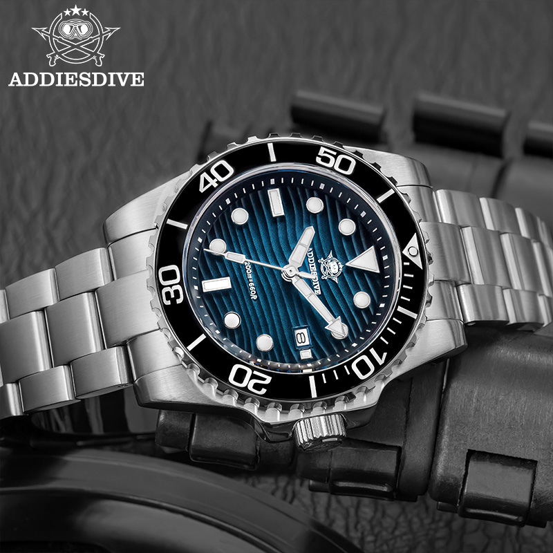 ADDIESDIVE Men's 2115 Quartz W - Luxury Watch Dial のレビューと価格