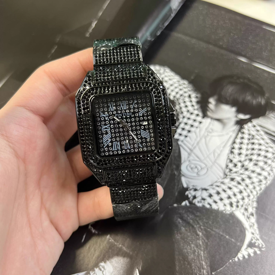Gold or black Watch Ice Out Sq - Luxury Watch Ap のレビューと価格