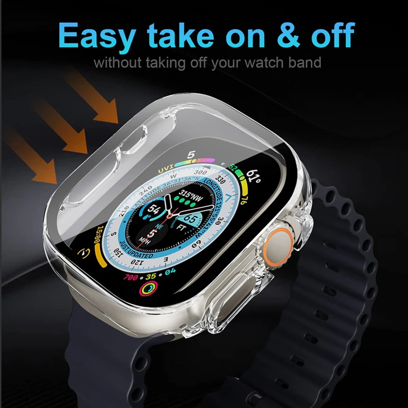 Glass+case For Apple Watch Ult - Luxury Watch Ap のレビューと価格