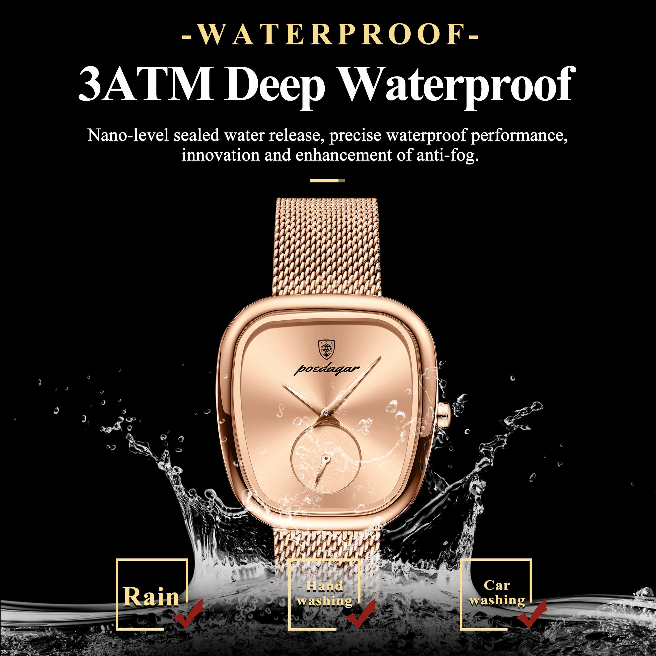 POEDAGAR Luxury Brand Woman Wa - Luxury Watch Female のレビューと価格
